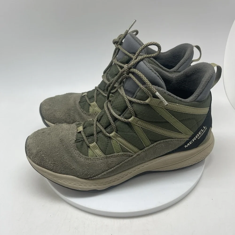 Merrell Boots Womens 11 W Bravada Edge 2 Thermo Demi WP J037454W Green Shoes